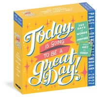 2027 Calendar Page-A-Day Today is Going to Be a Great Day! Day-to-Day Boxed, Workman