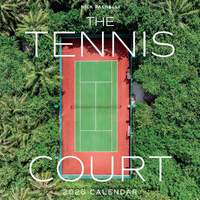 2026 Calendar The Tennis Court Square Wall, Workman
