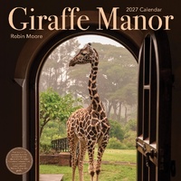 2027 Calendar Giraffe Manor Square Wall, Workman