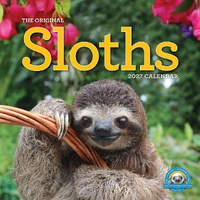 2027 Calendar The Original Sloths Square Wall, Workman