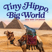 2026 Calendar Tiny Hippo, Big World Mini Wall, Workman