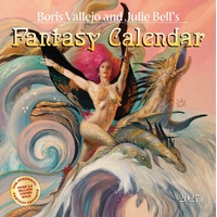 2027 Calendar Boris Vallejo & Julie Bell's Fantasy Square Wall, Workman