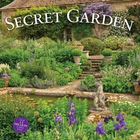 2027 Calendar Secret Garden Square Wall, Workman