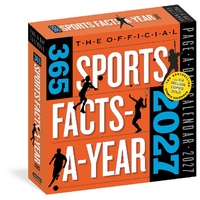 2027 Calendar Page-A-Day The Official 365 Sports Facts-A-Year Day-to-Day Boxed, Workman