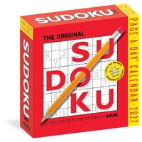 2027 Calendar Page-A-Day The Original Sudoku Day-to-Day Boxed, Workman