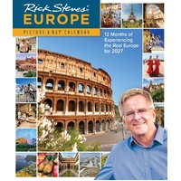 2027 Calendar Picture-A-Day Rick Steves' Europe Vertical Wall, Workman