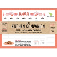 2027 Calendar Page-A-Week The Kitchen Companion Magnetic Wall, Workman