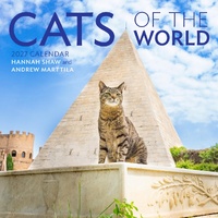 2027 Calendar Cats of the World Square Wall, Workman