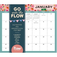 2027 Calendar Go With the Flow Magnetic Wall, Workman