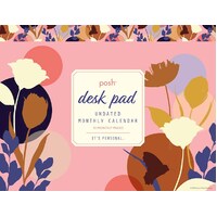 Undated Diary Posh: Monthly Desk Pad by Andrews McMeel AM54799