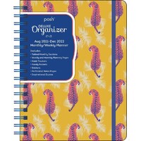 2022 Diary Posh Deluxe Organizer Paisley Tiger 17-Month Mthly/Wkly Planner