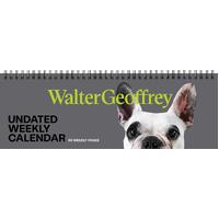 Undated Calendar Walter Geoffrey Weekly Desk Pad by Andrews McMeel AM67157