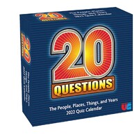 2022 Calendar 20 Questions Day-to-Day Boxed by Andrews McMeel AM68161