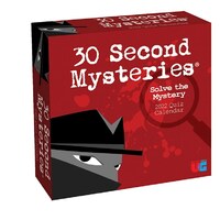 2022 Calendar 30-Second Mysteries Day-to-Day Boxed by Andrews McMeel AM68185
