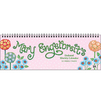 Undated Calendar Mary Engelbreit's Weekly Desk Pad, Andrews McMeel AM72441