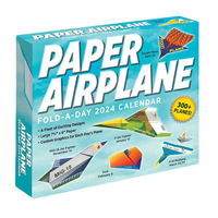 2024 Calendar Paper Airplane Fold-A-Day Boxed Andrews McMeel AM80019