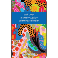 2024 Planner Posh Maximalist Abstract Monthly/Weekly Andrews McMeel AM80354