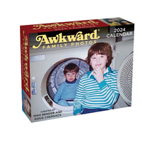 2024 Calendar Awkward Family Photos Day-to-Day Boxed Andrews McMeel AM80446