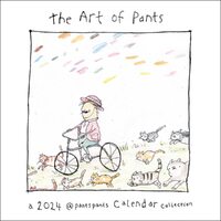 2024 Calendar The Art of Pants Square Wall AM82150
