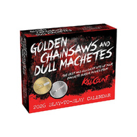 2026 Calendar Golden Chainsaws And Dull Machetes Day-to-Day Boxed, Andrews McMeel AM92418