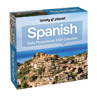 2026 Calendar Lonely Planet: Spanish Daily Phrasebook Day-to-Day Boxed, Andrews McMeel AM96683