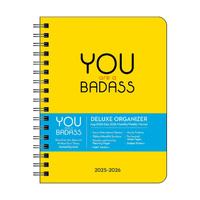 2025-2026 17-Month Planner You Are A Badass Deluxe Monthly/Weekly, Andrews McMeel AM97611