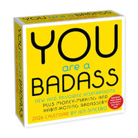 2026 Calendar You Are A Badass Day-to-Day Boxed, Andrews McMeel AM97628