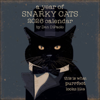 2026 Calendar A Year of Snarky Cats Square Wall, Andrews McMeel AM97734