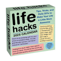 2026 Calendar Life Hacks Day-to-Day Boxed, Andrews McMeel AM97987