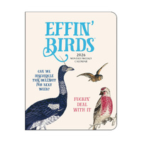 2026 Planner Effin' Birds Monthly/Weekly, Andrews McMeel AM98021
