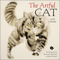 2026 Calendar The Artful Cat Square Wall, Andrews McMeel AM98304