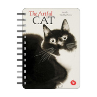 2026 Planner Artful Cat Monthly/Weekly, Amber Lotus AM98311