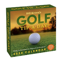 2026 Calendar Bill Kroen's Golf Tip-A-Day Day-to-Day Boxed, Andrews McMeel AM98359
