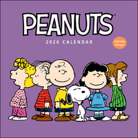 2026 Calendar Peanuts with Clings Square Wall, Andrews McMeel AM98441