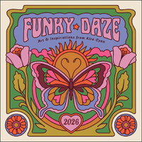 2026 Calendar Art & Inspirations from Kira Cyan Square Wall, Amber Lotus AM98588