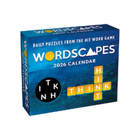 2026 Calendar Wordscapes Day-to-Day Boxed, Andrews McMeel AM98724