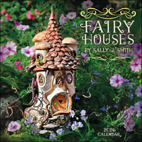 2026 Calendar Fairy Houses Square Wall, Amber Lotus AM98748