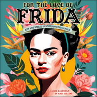2026 Calendar For The Love of Frida Square Wall, Amber Lotus AM99035