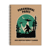 2026 Planner Paranormal Parks Monthly/Weekly, Andrews McMeel AM99103