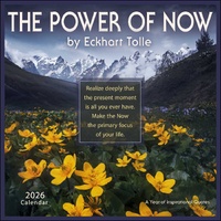 2026 Calendar The Power of Now Square Wall, Amber Lotus AM99318