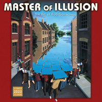 2022 Calendar Master of Illusion The Art of Rob Gonsalves 16-Month Square Wall
