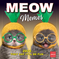 2022 Calendar Meow Memes Square Wall by Browntrout S12840