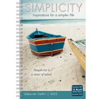 2022 Diary Simplicity Inspirations for a Simpler Life 16-Month Weekly Planner