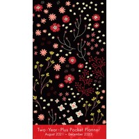 2021-2023 Two-Year-Plus Diary Floral Delight Monthly Pocket Planner by Sellers