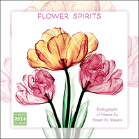 2024 Calendar Flower Spirits 16-Month Square Wall Sellers Publishing S35993