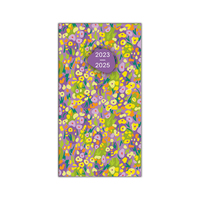 2023-2025 Two-Year-Plus Planner Ditzy Flowers Pocket Sellers Publishing S37324.