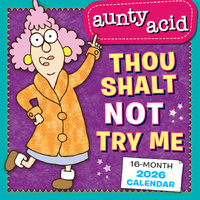 2026 Calendar Aunty Acid 16-Month Square Wall, Sellers S43042