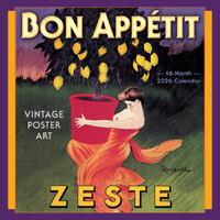 2026 Calendar Bon Appetit 16-Month Square Wall, Sellers S43073