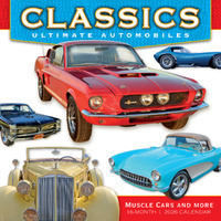 2026 Calendar Classics Ultimate Automobiles 16-Month Square Wall, Sellers S43134