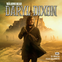2026 Calendar AMC The Walking Dead Daryl Dixon 16-Month Square Wall, Sellers S43523